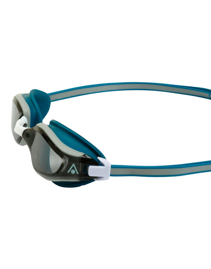 Occhialini Aquasphere Fastlane con lente fumé - Blu petrolio 5/5
