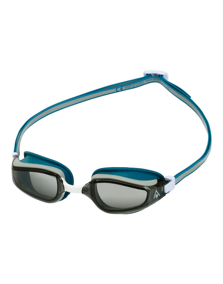 Occhialini Aquasphere Fastlane con lente fumé - Blu petrolio 2/5