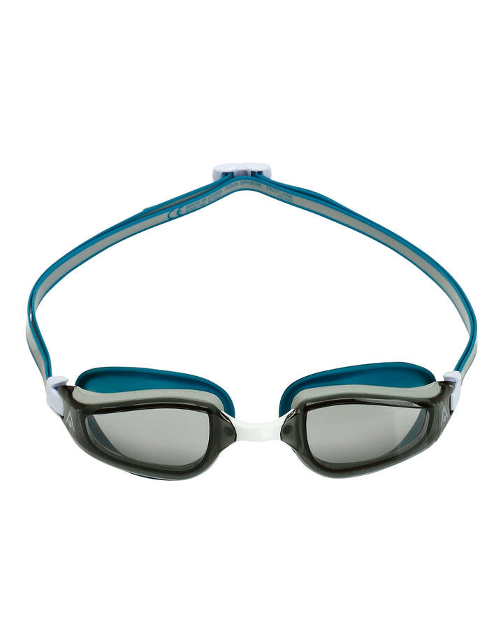 Occhialini Aquasphere Fastlane con lente fumé - Blu petrolio 3/5