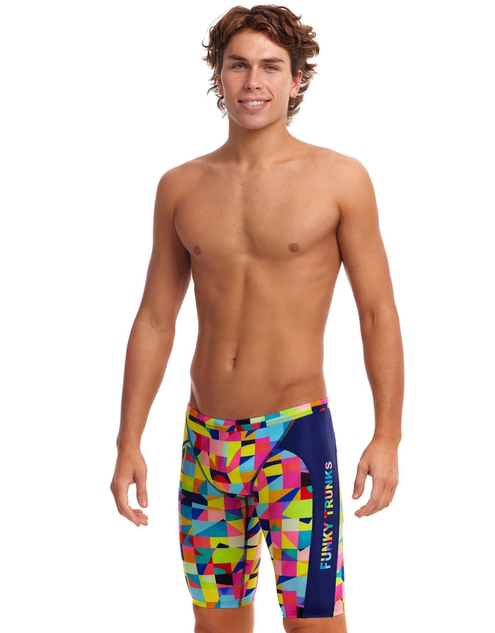Funky Trunks On The Grid Swim Jammers - Multi 5/5