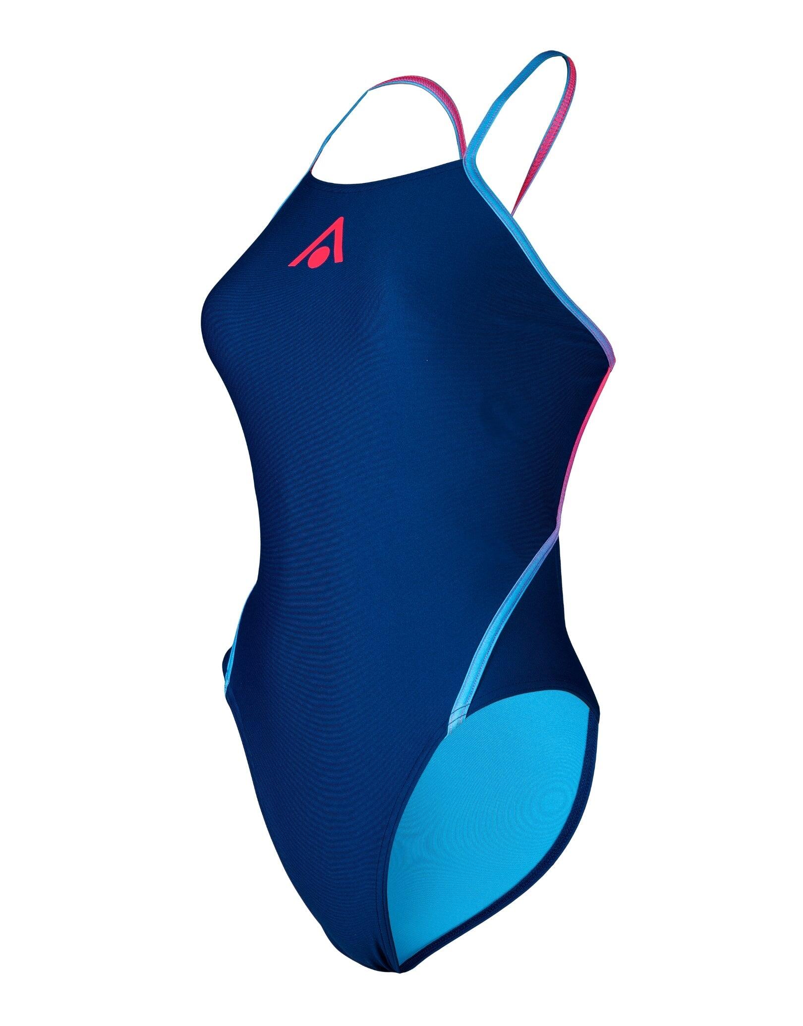 AQUA SPHERE Aqua Sphere Essential Diamond Back Swimsuit - Navy/Pink