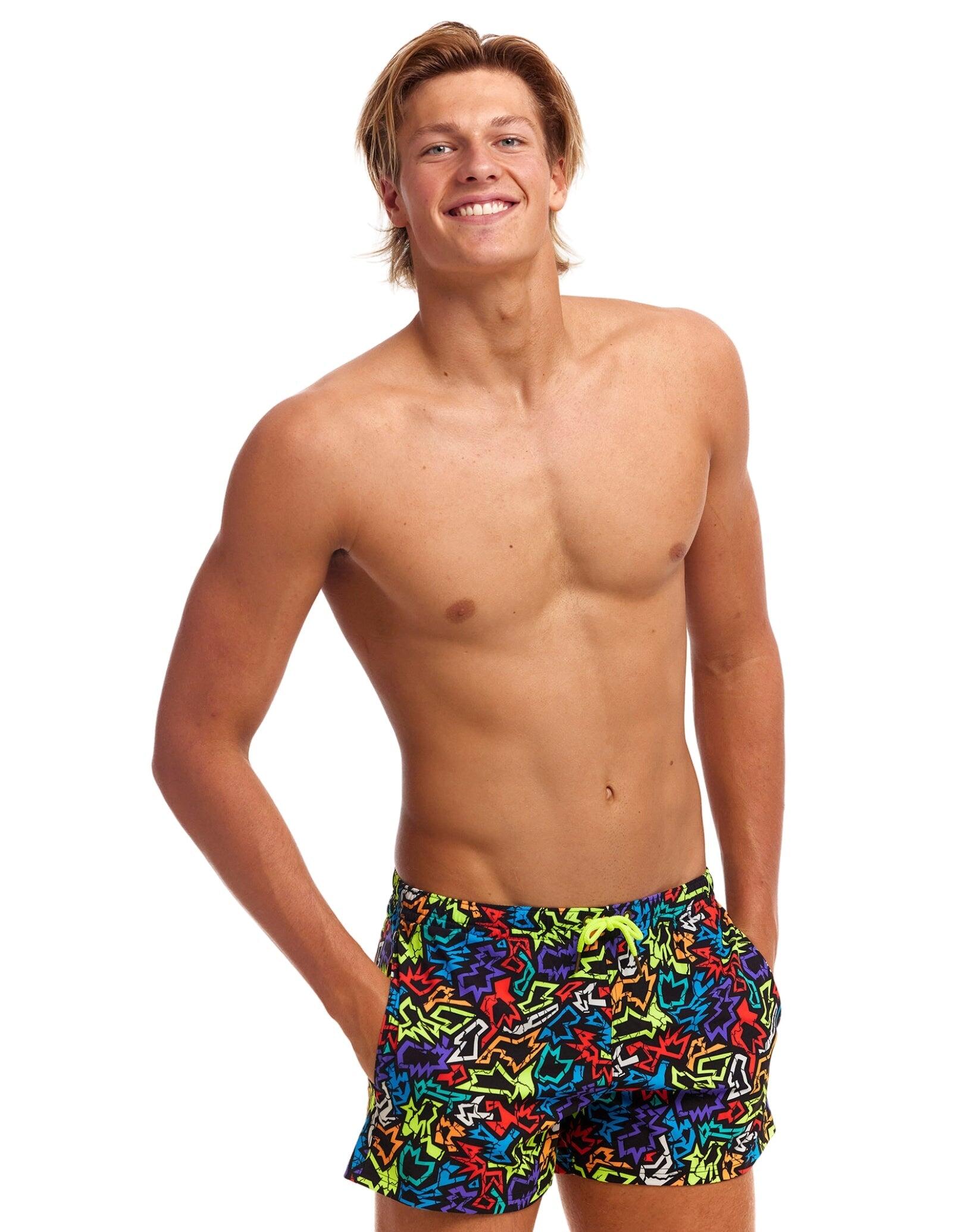 Funky Trunks Funk Me Shorty Swim Shorts - Black/Multi 5/5