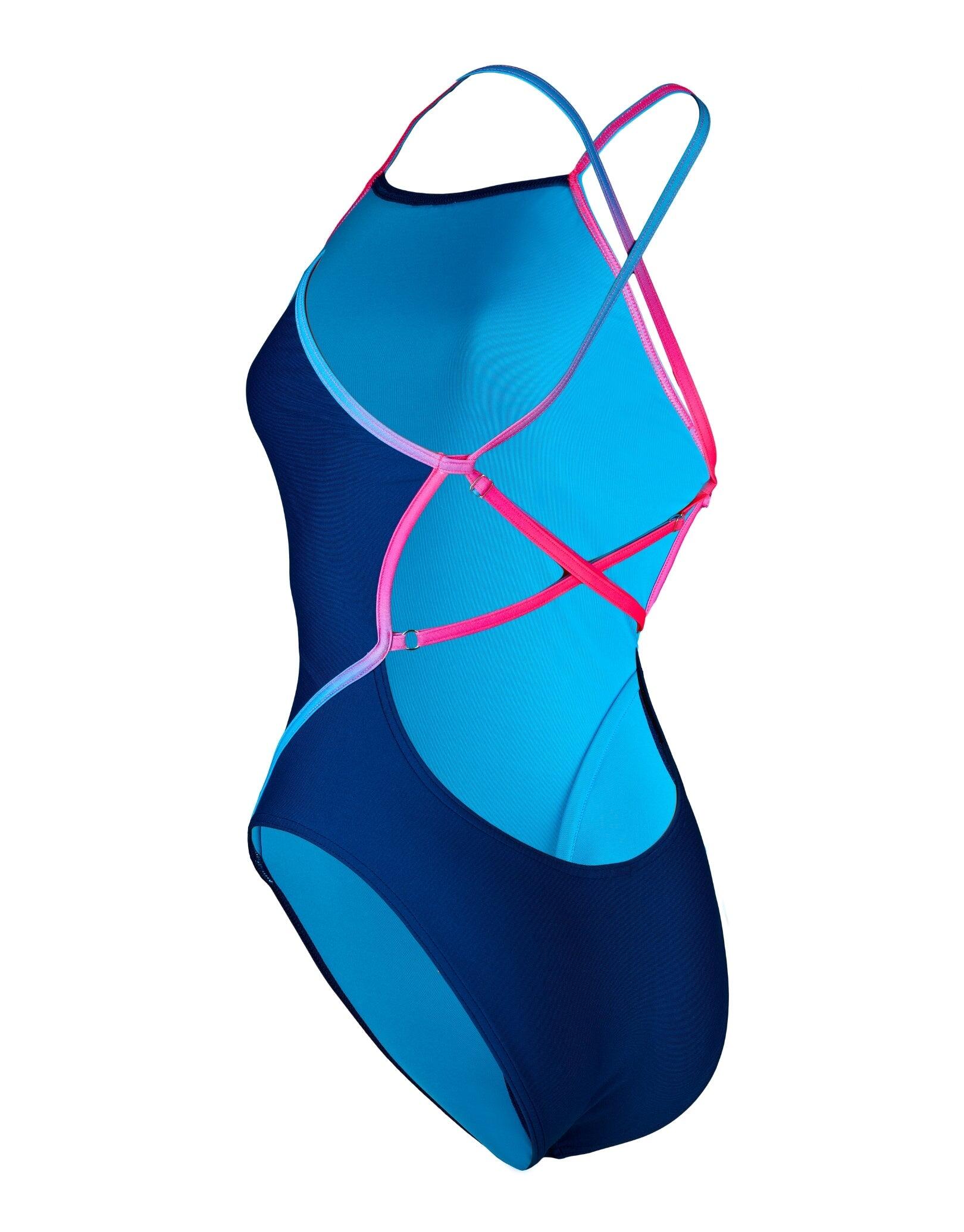 Traje de baño Aquasphere Essential Diamond con espalda ajustable - Azul 38 2/6