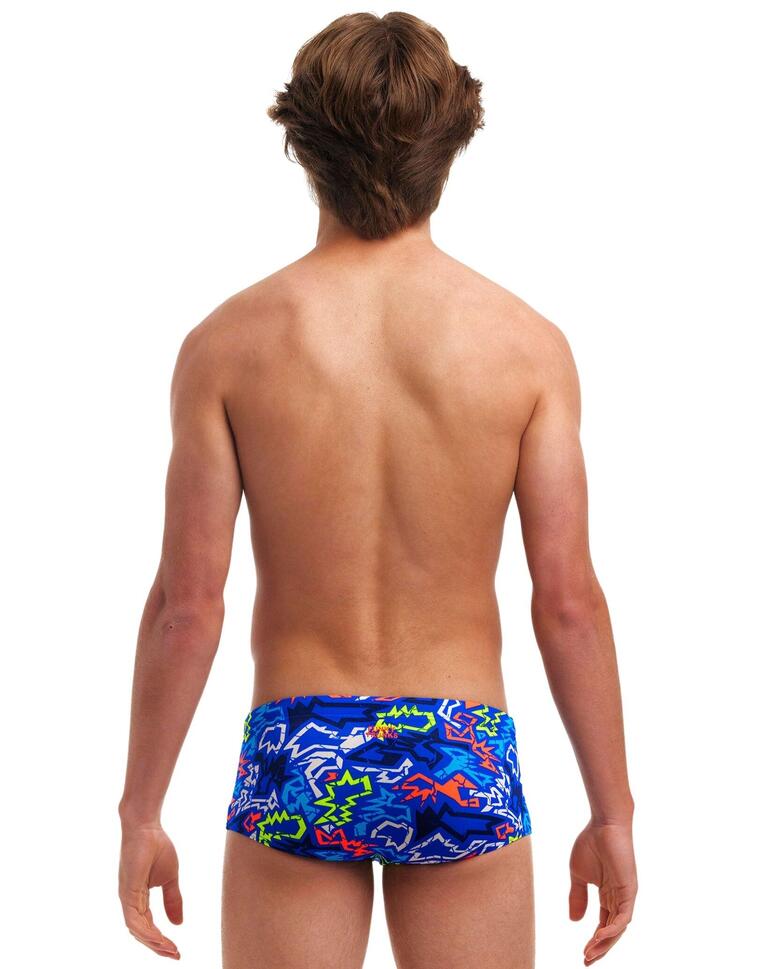 Kąpielówki spodenki bokserki szybkoschnące chłopięce Funky Trunks Broken Heart
