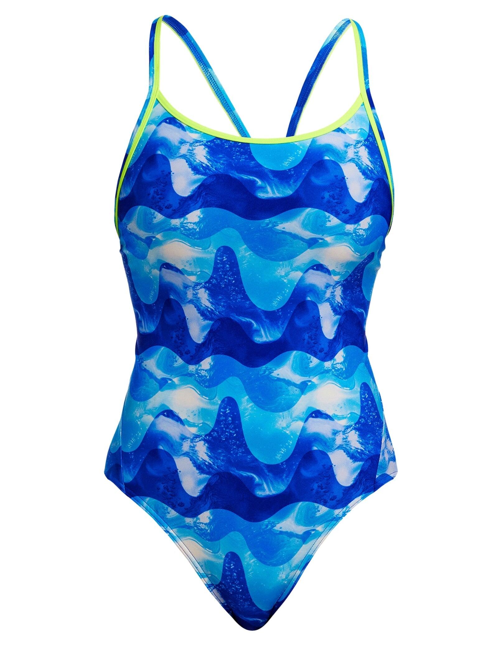 Strój kąpielowy damski jednoczęściowy na basen plażę Funkita 3/7