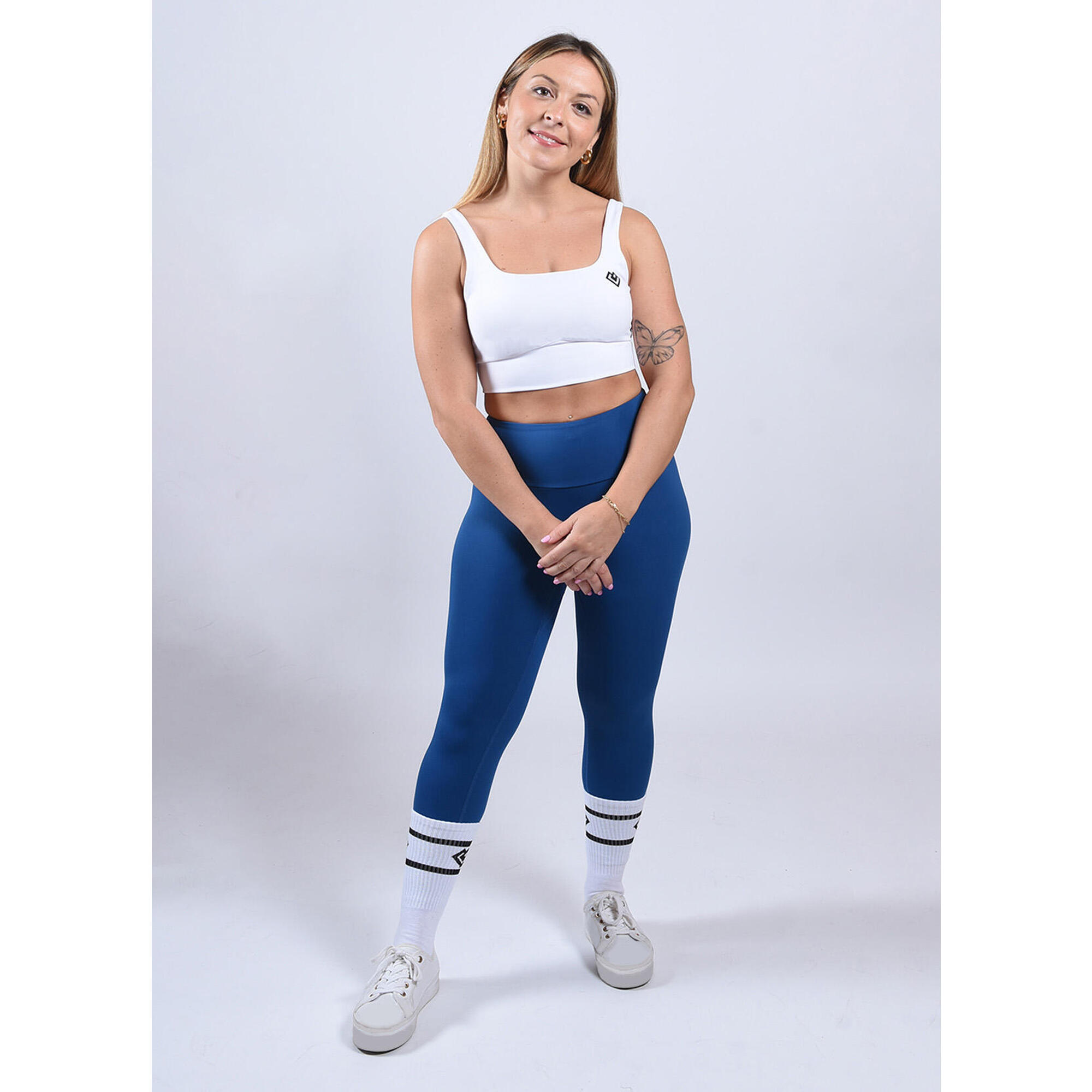 Gladiatorfit - Connect Legging Femme Loven - Legging - Bleu|violet - 48 Xl - Decathlon