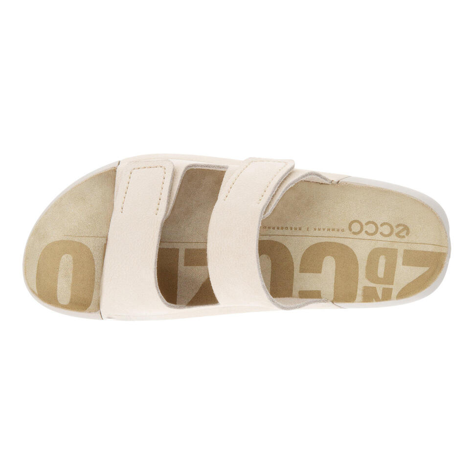 Klapki damskie Ecco Cozmo Flat Limestone