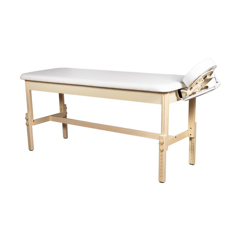 Table de massage fixe en bois 184cm