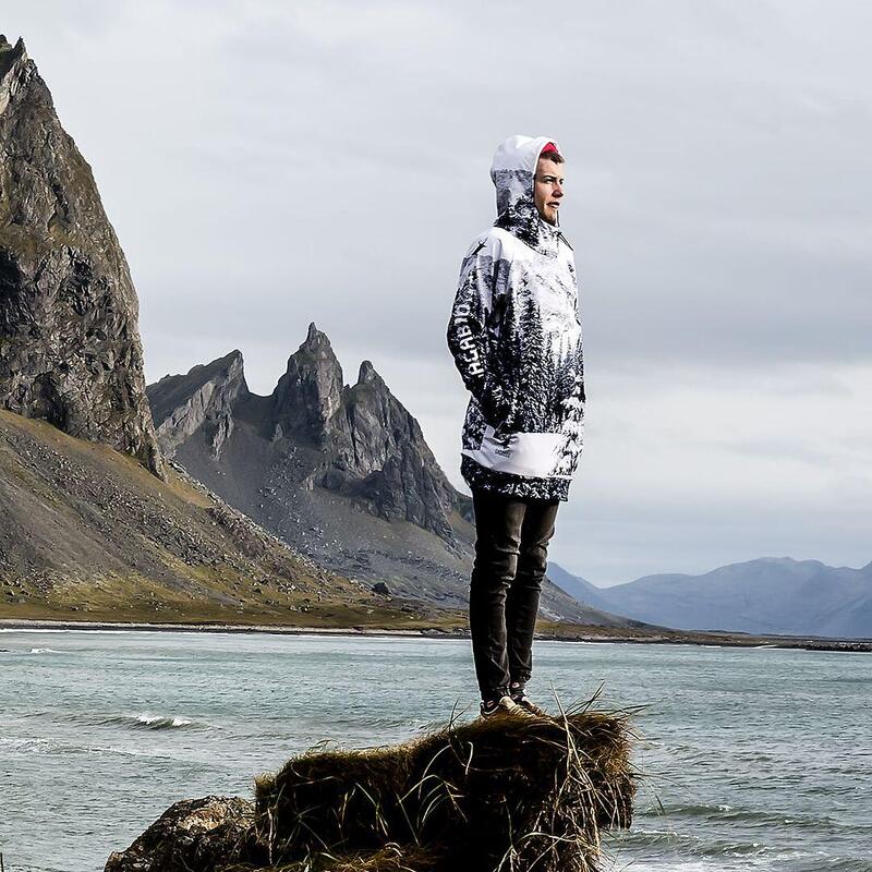 Kurtka turystyczna przeciwdeszczowa męska GAGABOO softshell Alaska