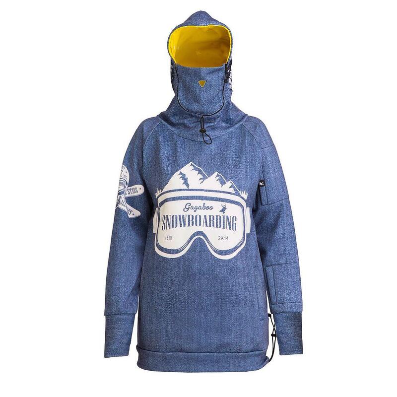 Bluza snowboardowa męska GAGABOO Denim wodoodporna