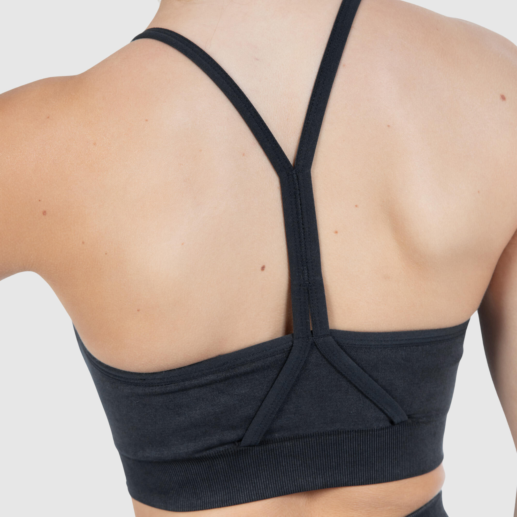 Damen Sport BH Batik Scrunch Schwarz 5/6
