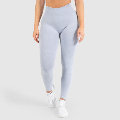 Damen Leggings Batik Scrunch Hellblau