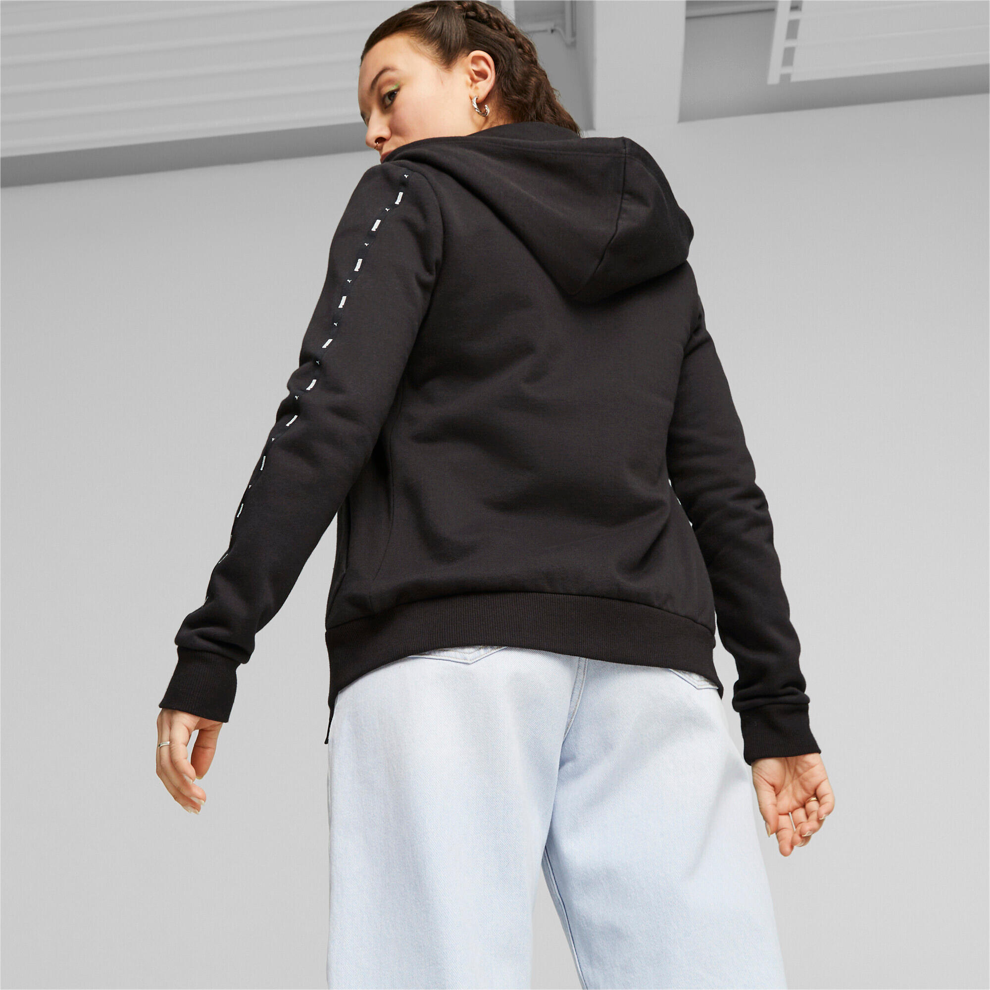 Felpa con Cappuccio Puma ESS Tape Donna 7/7