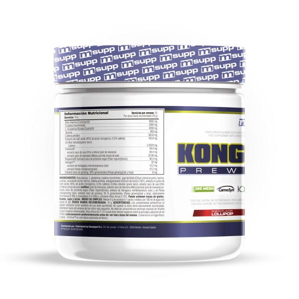 Kongestion Preworkout - Lecca-lecca da 320 g MASmusculo 2/6