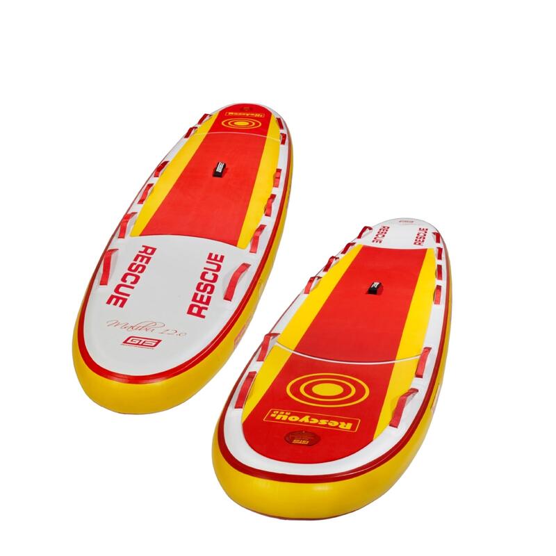 Opblaasbaar SUP-Board Paddle RESCUE MALIBU 12.0 x 31‘ Premium Kwaliteit