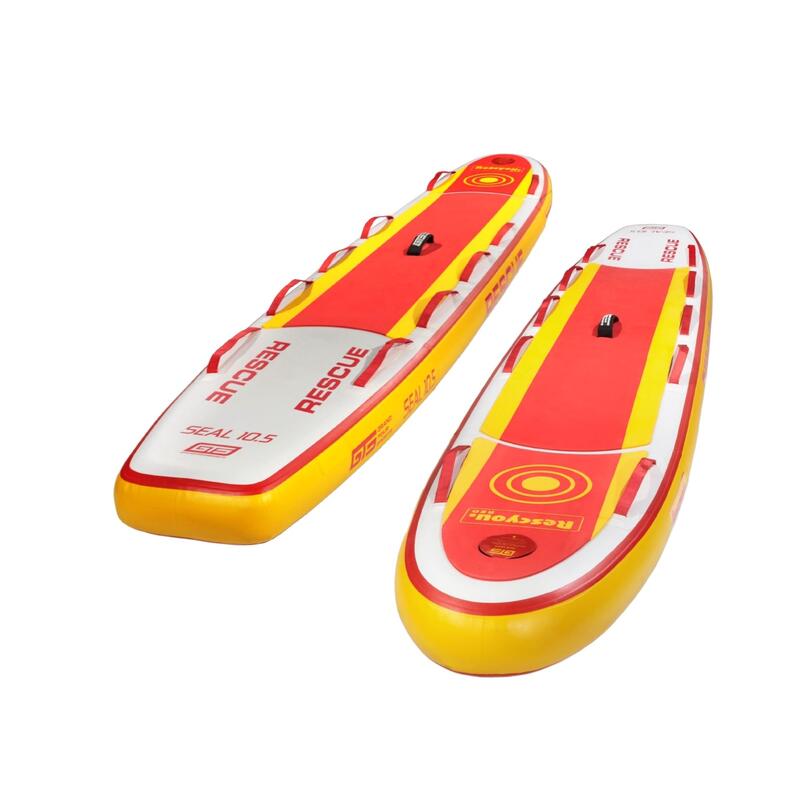 Opblaasbaar SUP-Board Stand up Paddle RESCUE SEAL 10.5 x 24“ Premium Kwaliteit