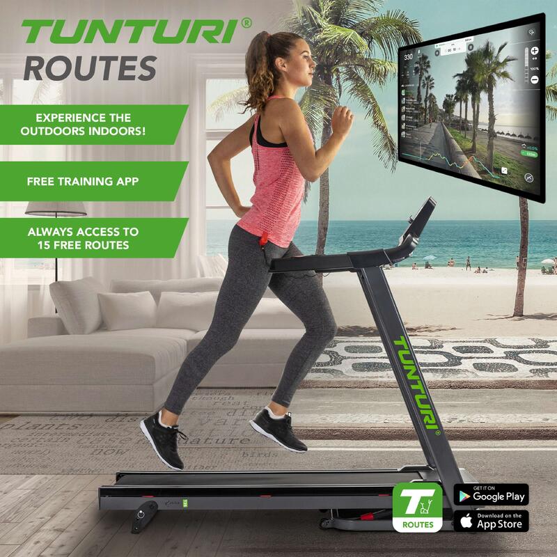 Tapis de course pliable - Bluetooth - Courez jusqu'à 16,0 km/h - Cardio Fit T35