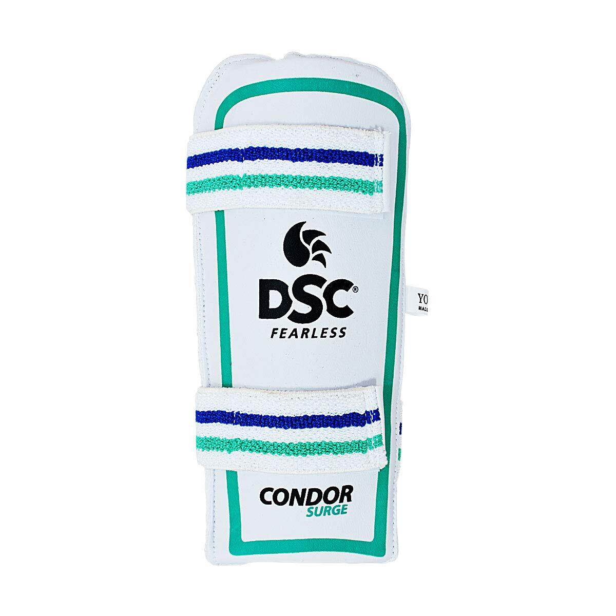 DSC DSC Condor Surge Cricket Arm Guard Youth | White | Forearm Protector