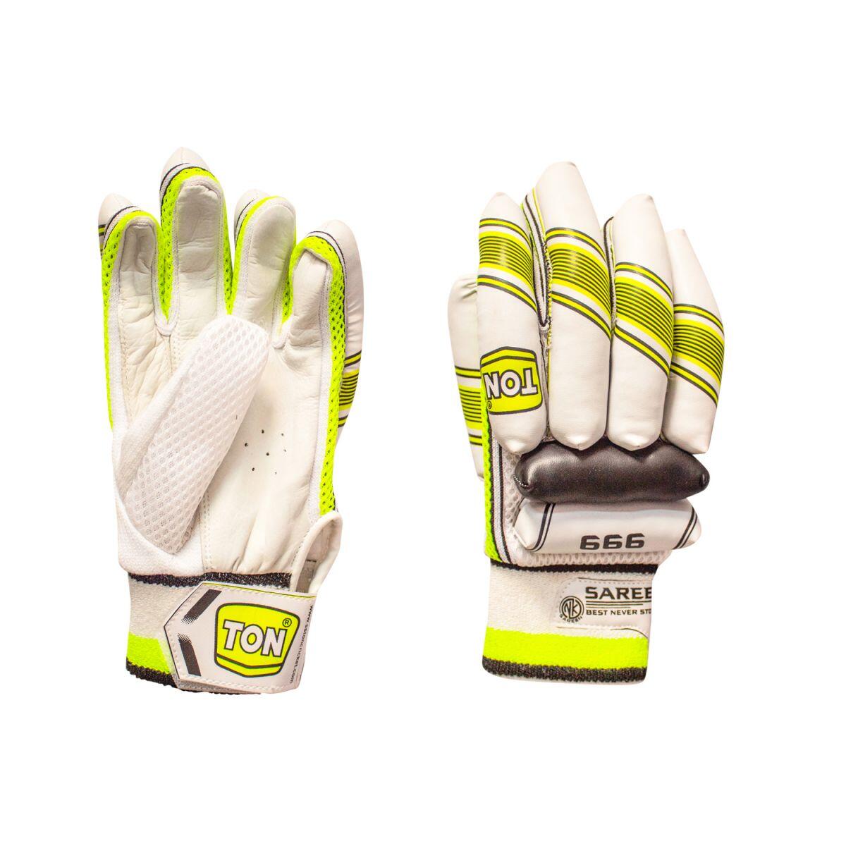 SS TON SS TON 999 Cricket Batting Gloves | Multicolor | Size: Mens | For Left-Hand