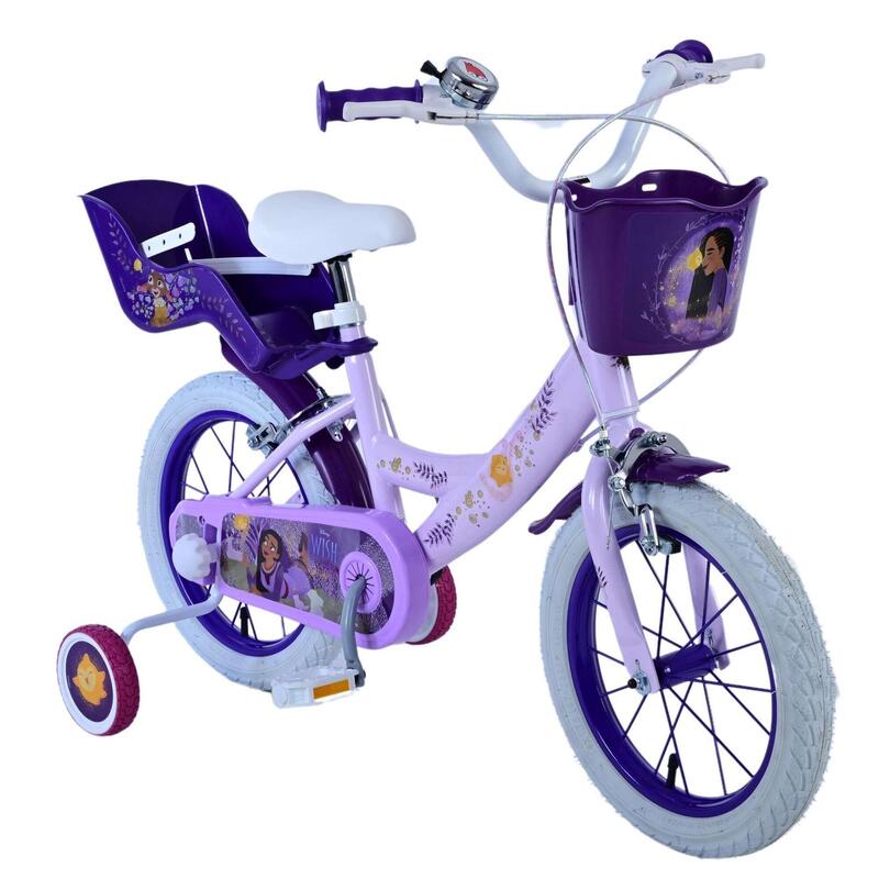 VOLARE BICYCLES Kinderfahrrad  Disney Wish, 14  Zoll, ohne Rücktrittbremse