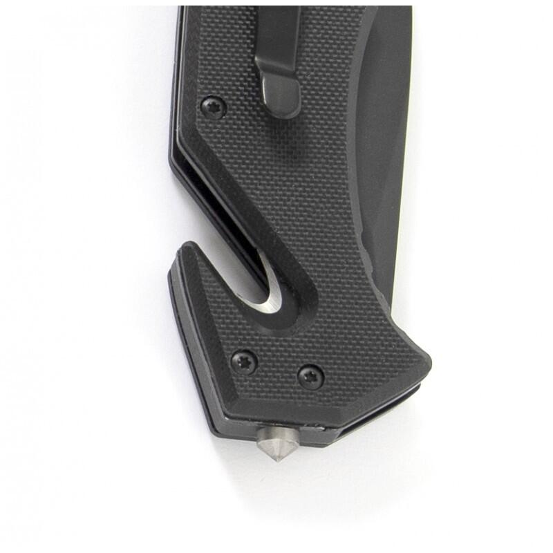 CP-106310 Navaja plegable inox negra CAT 4/6