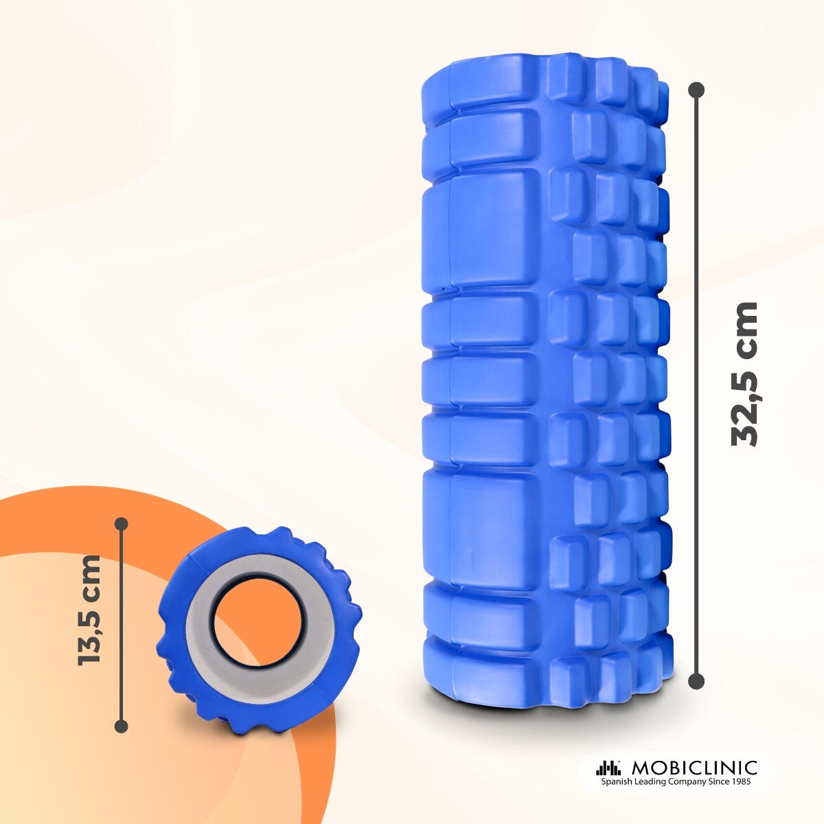 Massage roller Veelzijdig Lichtgewicht Voorkomt blessures Blauw FitRoller 2/7