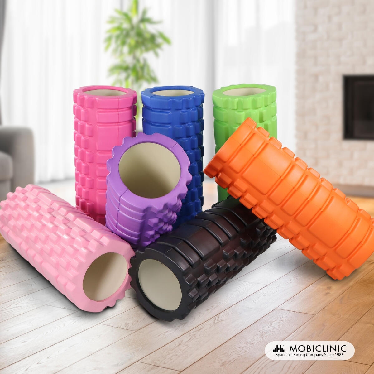 Rouleau de massage Léger Prévient les blessures Vert citron FitRoller 6/7