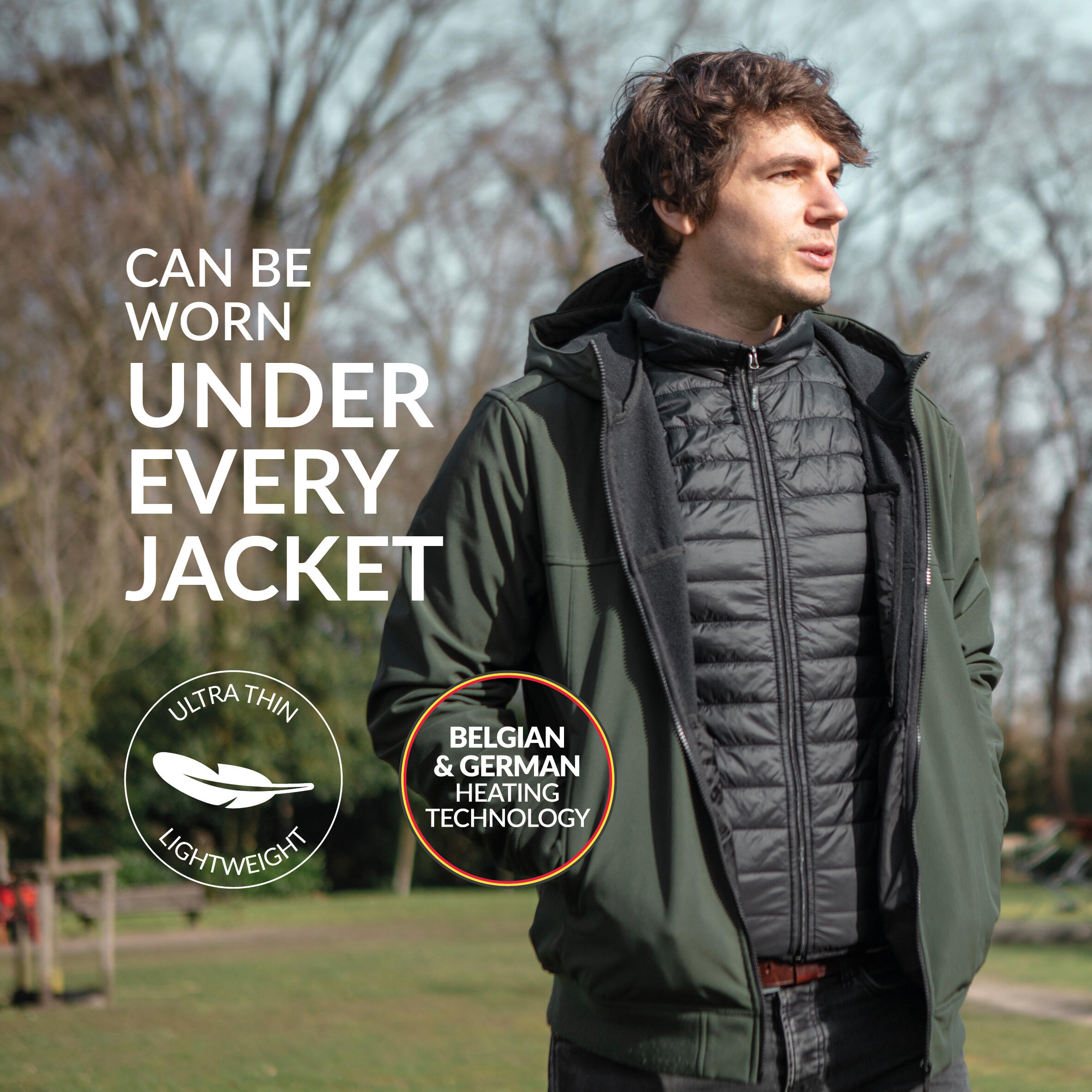 Gilet chauffant homme avec Powerbank - Coupe régulière - Sans manches 7/7