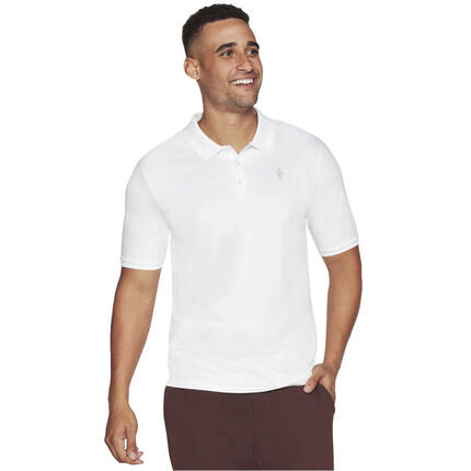 Skechers Apparel Off Duty Polo Shirt Herren T-Shirt M3TO45 100 WHT weiss