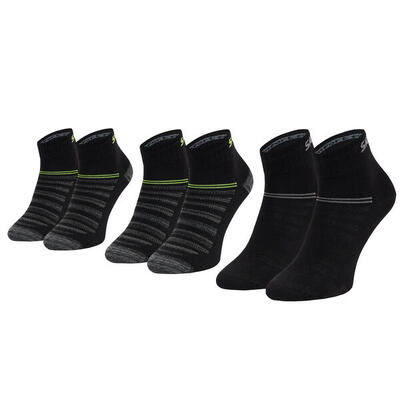 Sokken unisex 3ppk unisex mesh ventilation quarter socks