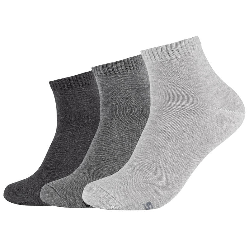Férfi zokni, Skechers 3PPK Basic Quarter Socks, szürke