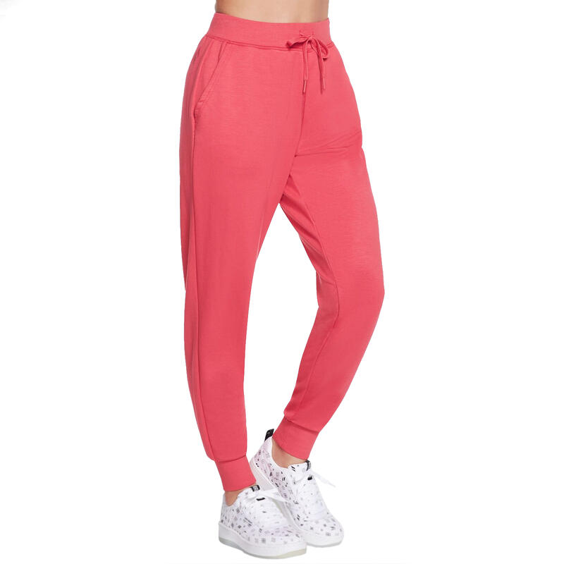 Női nadrág, Skechers Skechluxe Restful Jogger Pant, piros