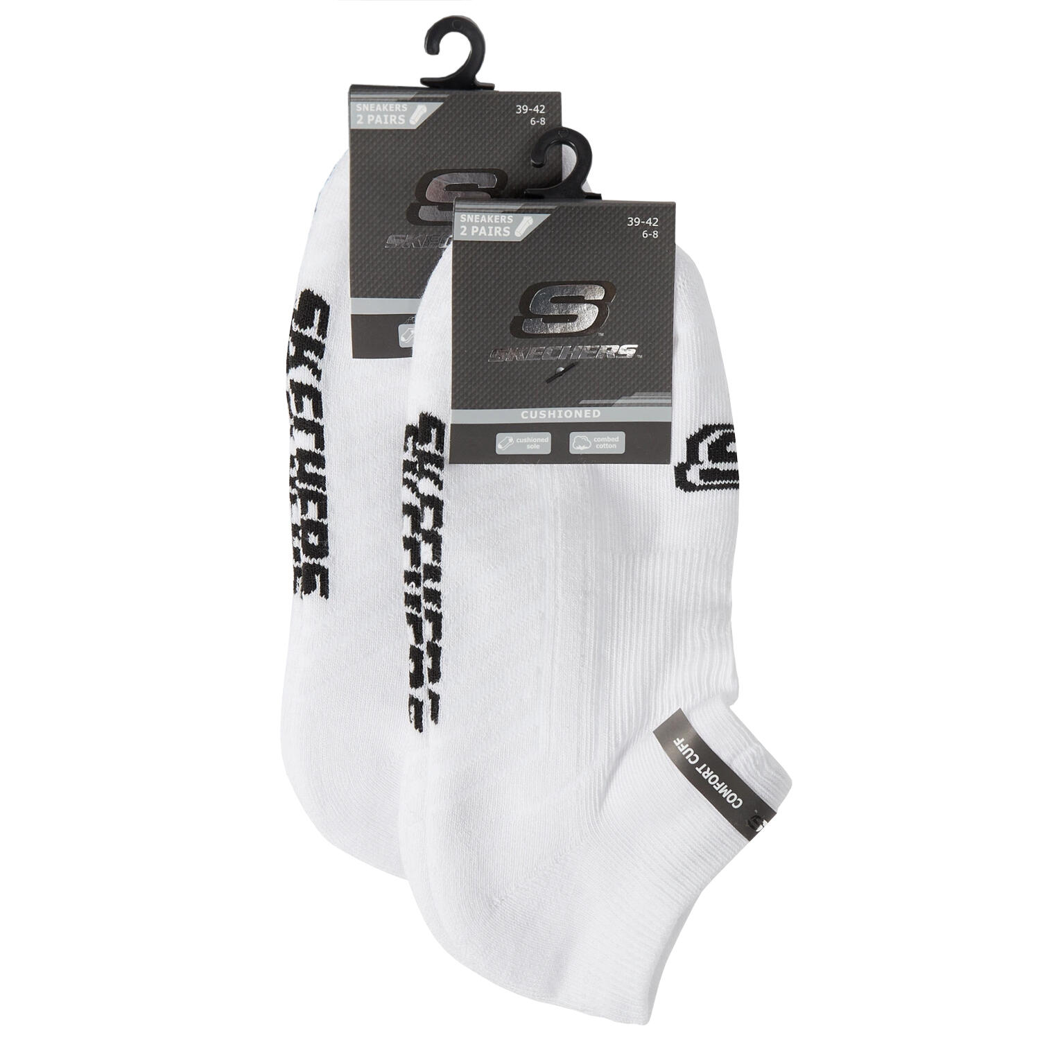 Chaussettes unisexes 2PPK Basic Cushioned Sneaker Socks 2/2