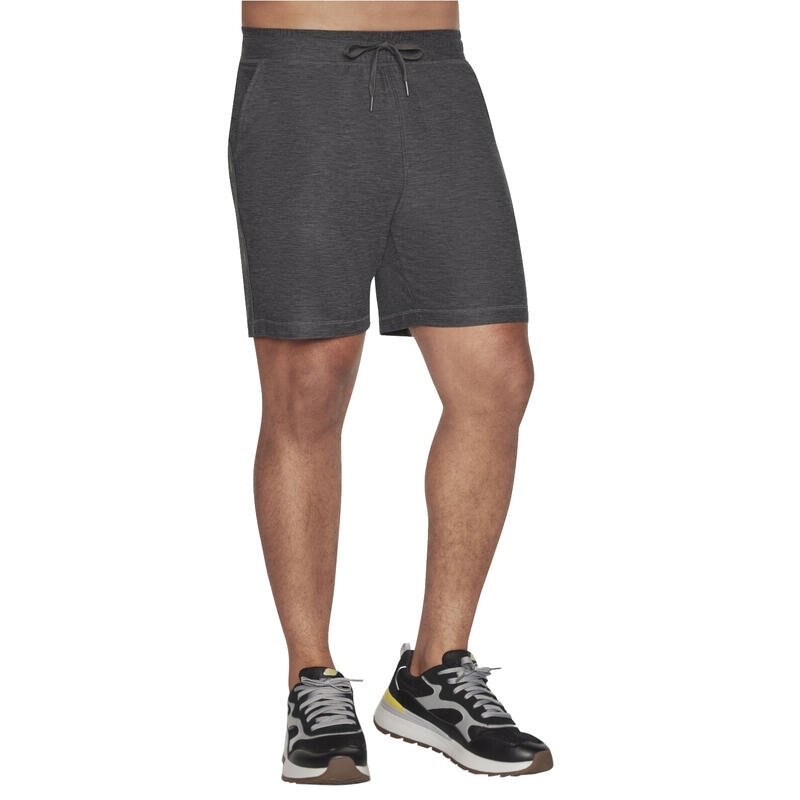 Férfi rövidnadrág, Skechers Skech-Knits Ultra GO Lite 7 Inch Short, szürke