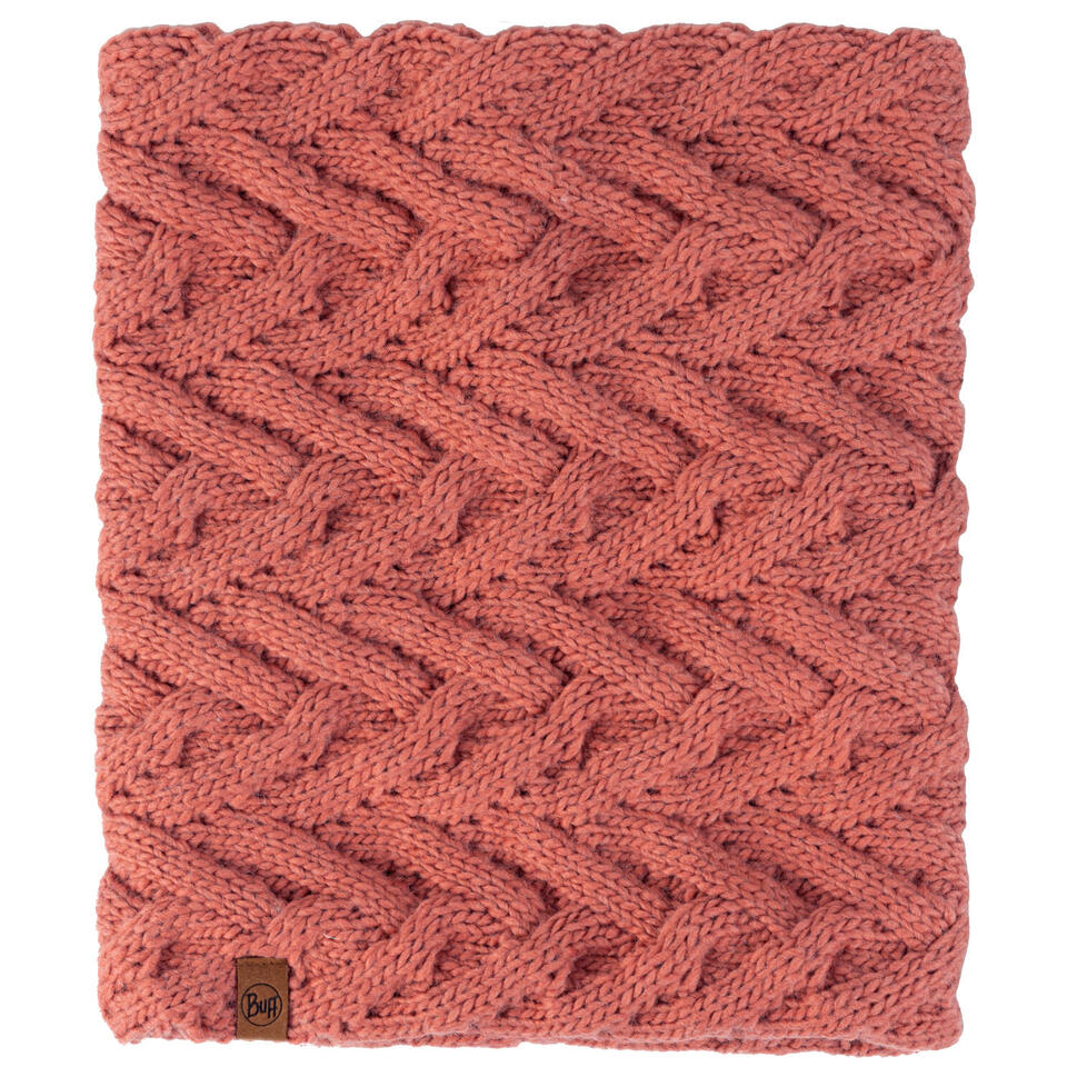Komin na szyję Buff Knitted&Fleece Neckwarmer Caryn - crimson
