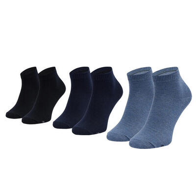 Sokken voor heren 3ppk basic quarter socks