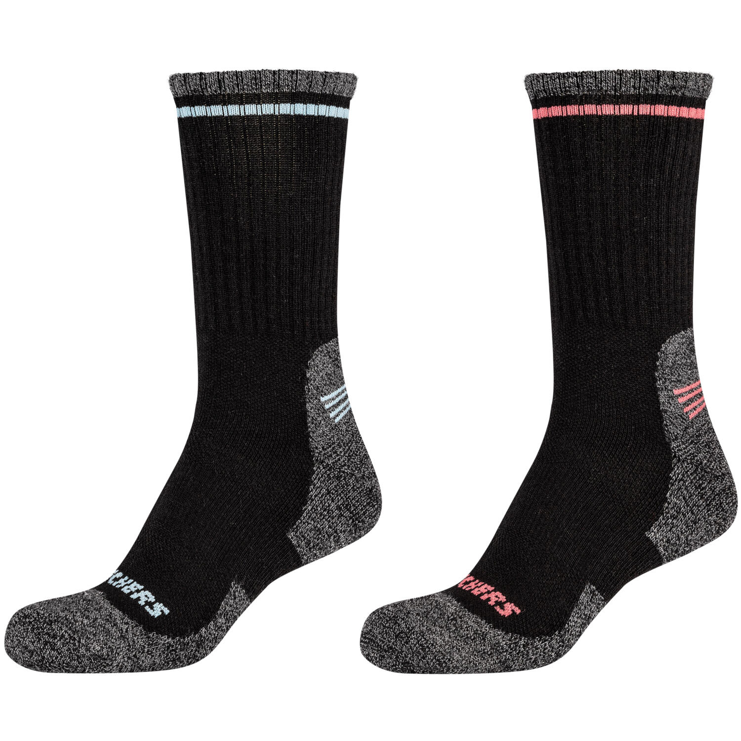 Skechers - Chaussettes Pour Femmes 2ppk Women Trail Wool Socks - Chaussettes - Rose - 39/42 - Decathlon