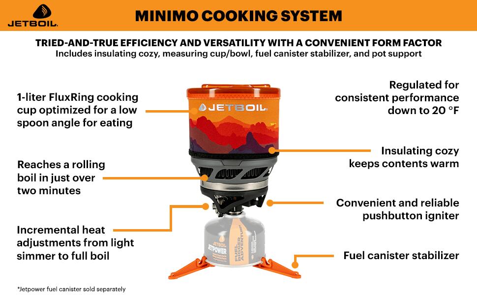 Jetboil Minimo Sunset - Campingkocher 3/6