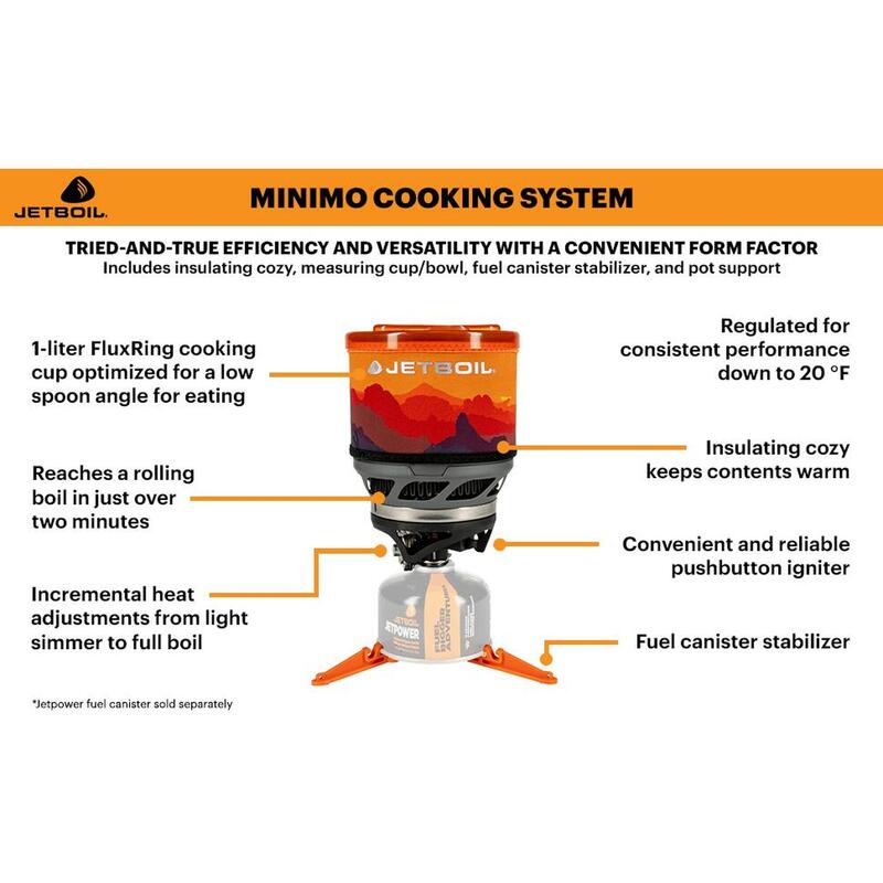 Jetboil Minimo Sunset - Kampeer Kooktoestel