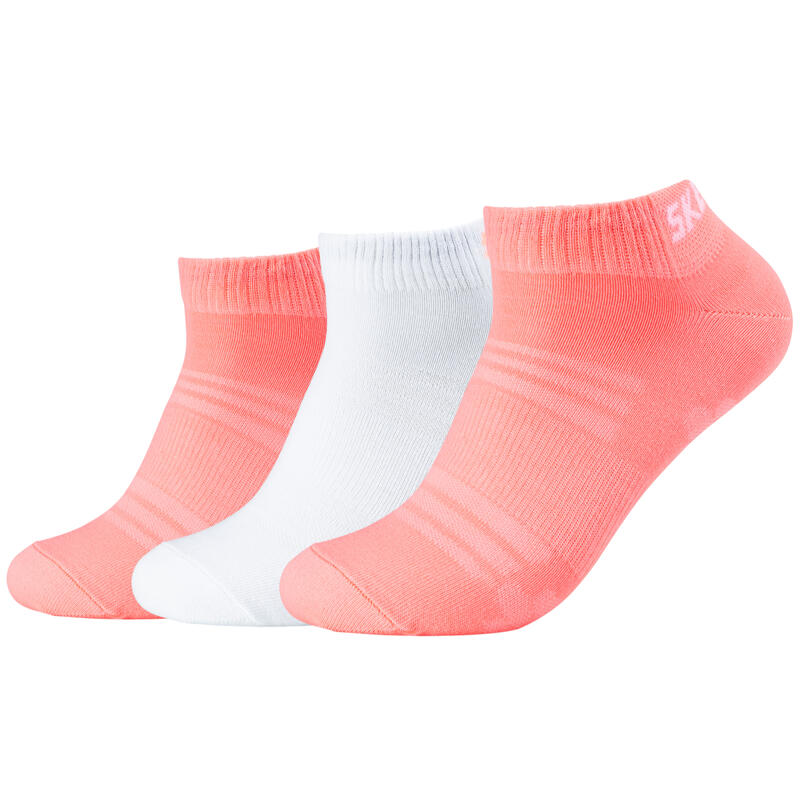 Uniszex zokni, Skechers 3PPK Mesh Ventilation Socks, rózsaszín