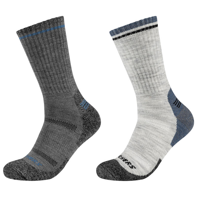 Sokken voor heren Skechers 2PPK Men Trail Wool Socks