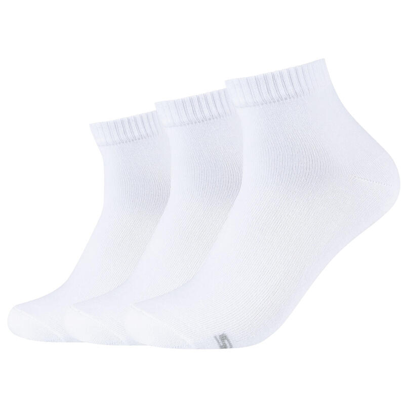 Férfi zokni, Skechers 3PPK Basic Quarter Socks, fehér