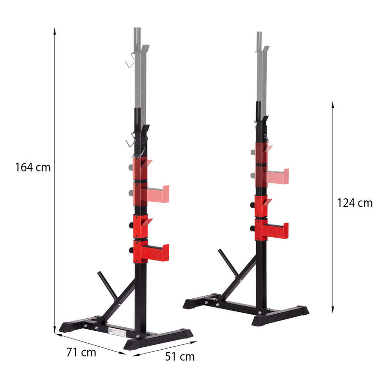 Stojaki pod sztangę regulowane STR25 HMS