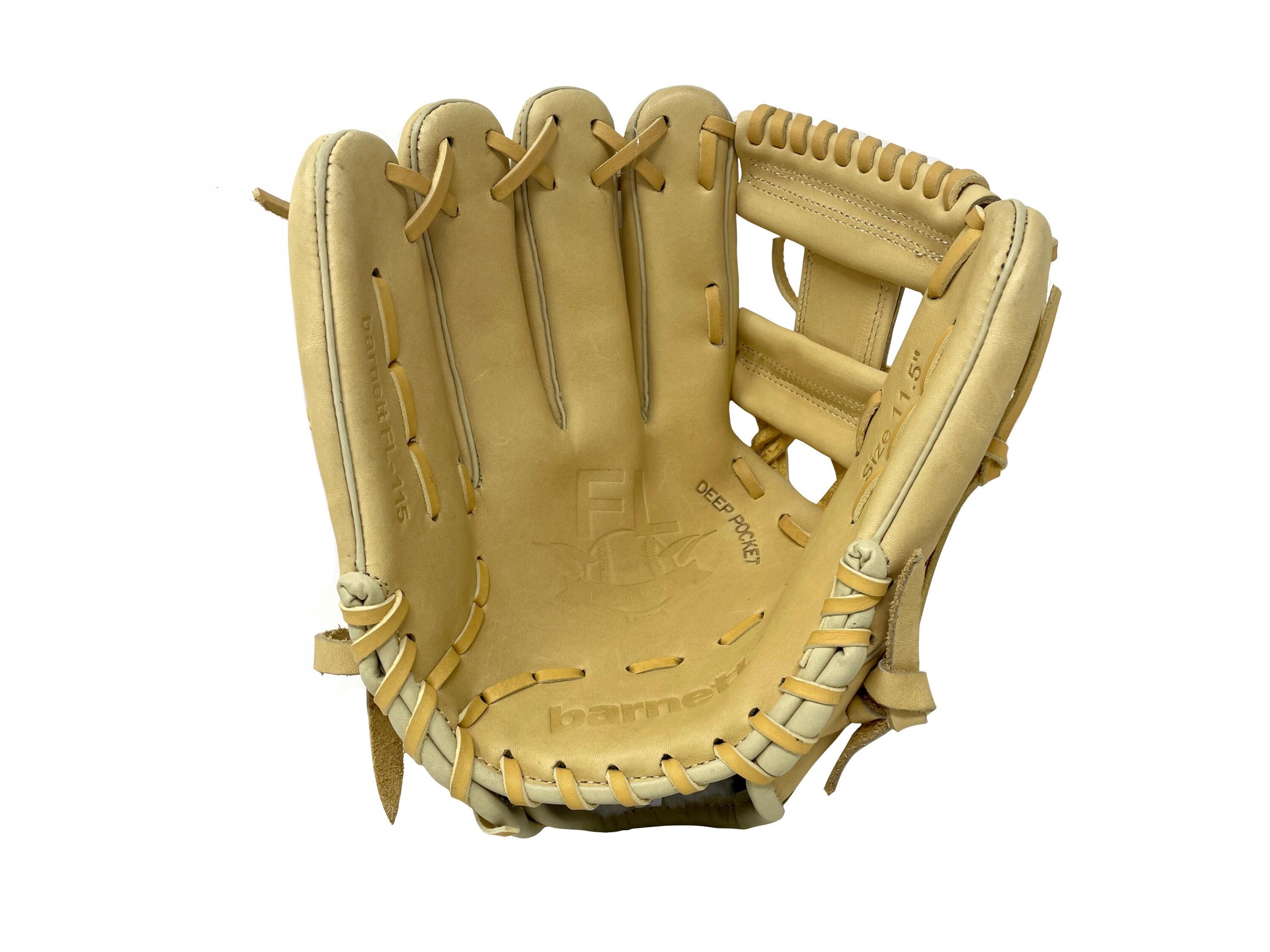 FL-115 gant de baseball cuir haute qualité infield/outfield 11.5" beige 7/7