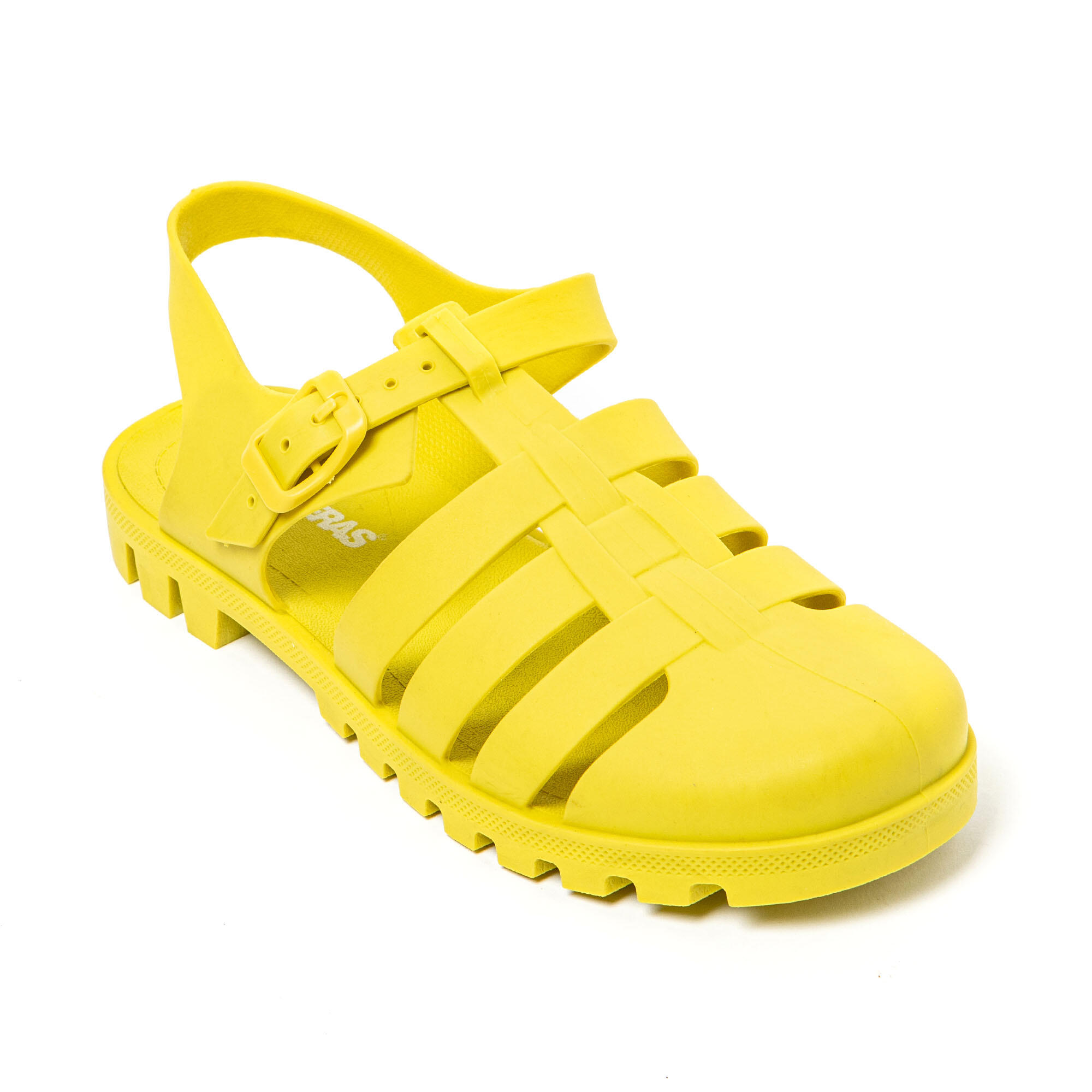 Sandales femme Brasileras Jaune Semelles en gomme 2/7