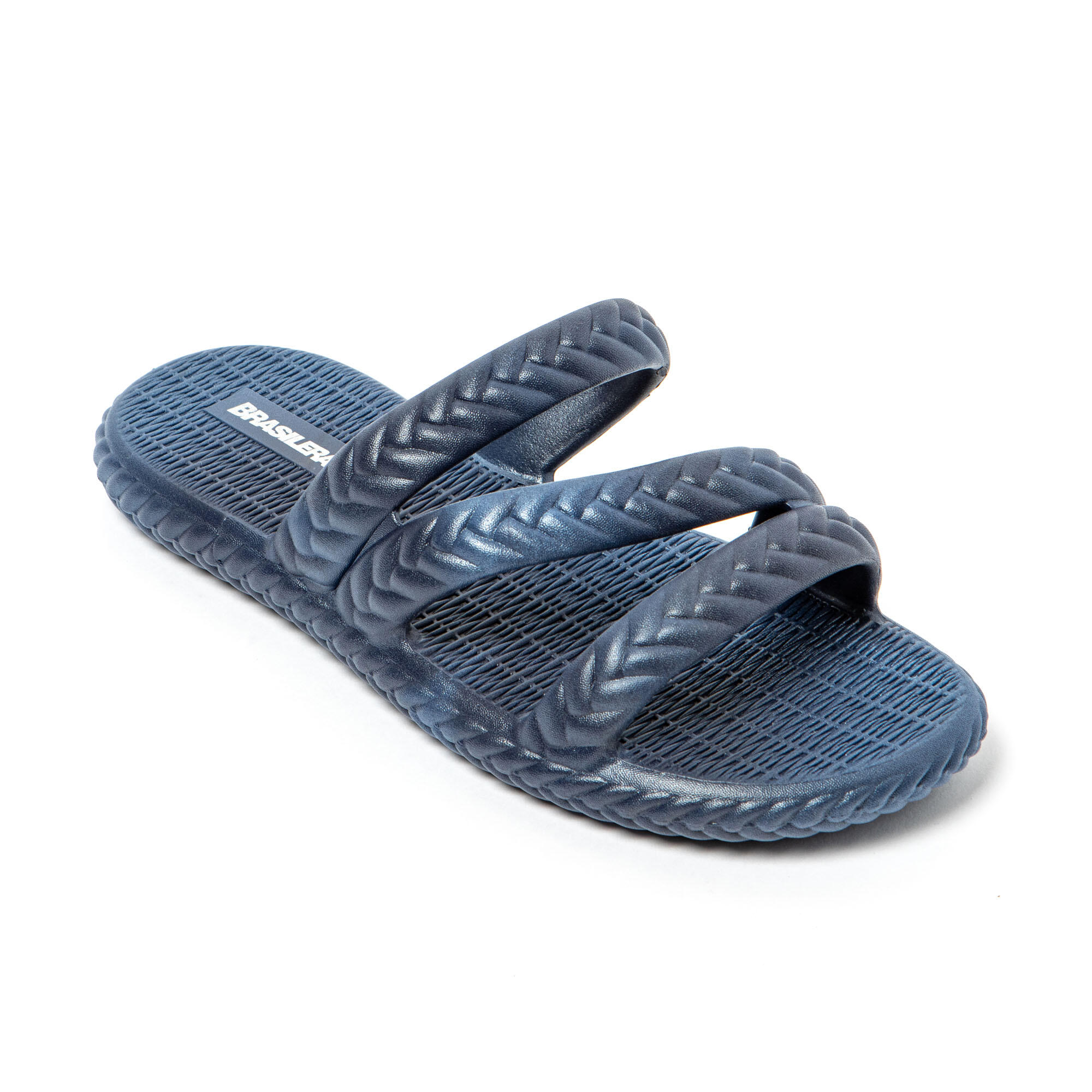 Sandales Brasileras Bleu Marine Femme Semelle en gomme 2/7