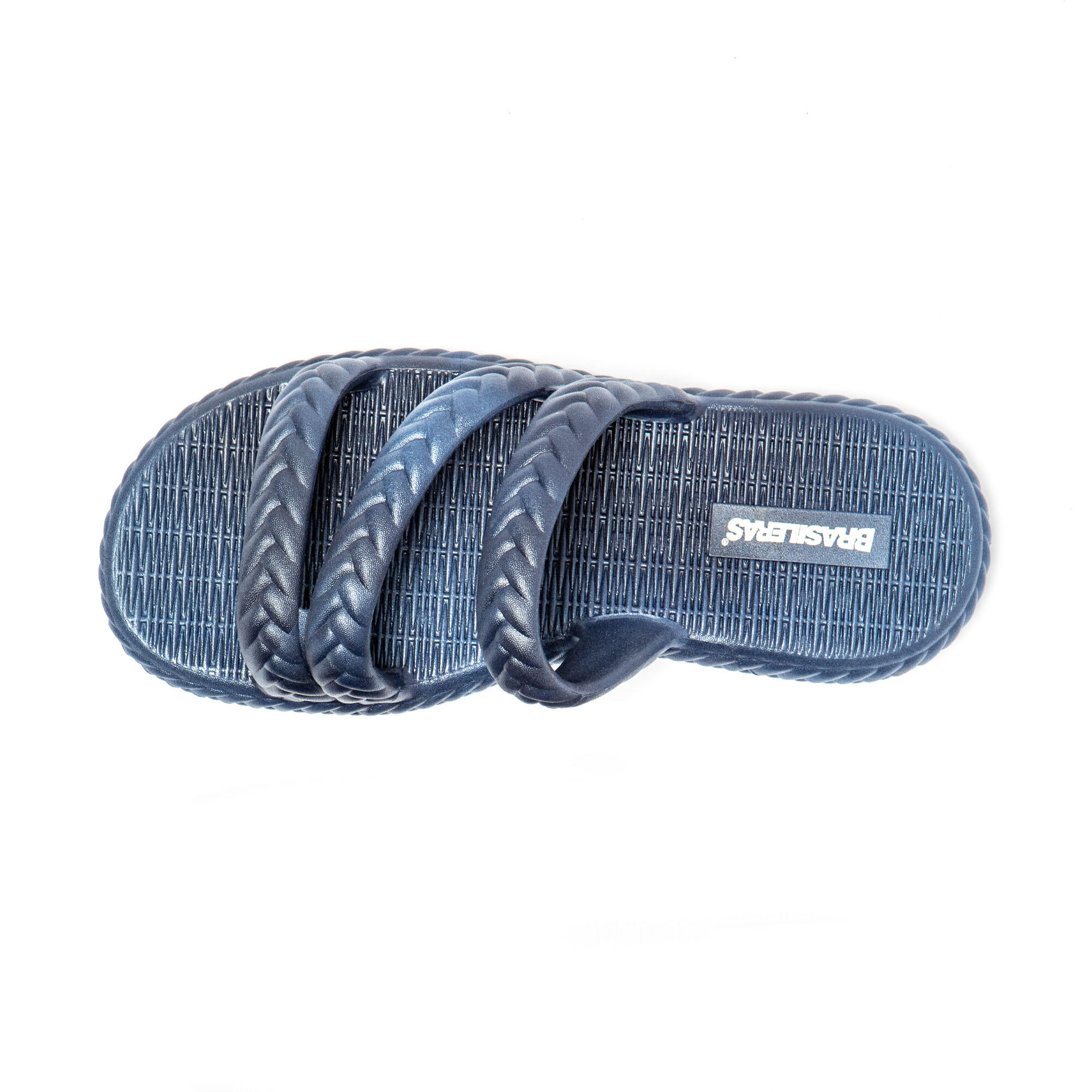Sandales Brasileras Bleu Marine Femme Semelle en gomme 5/7