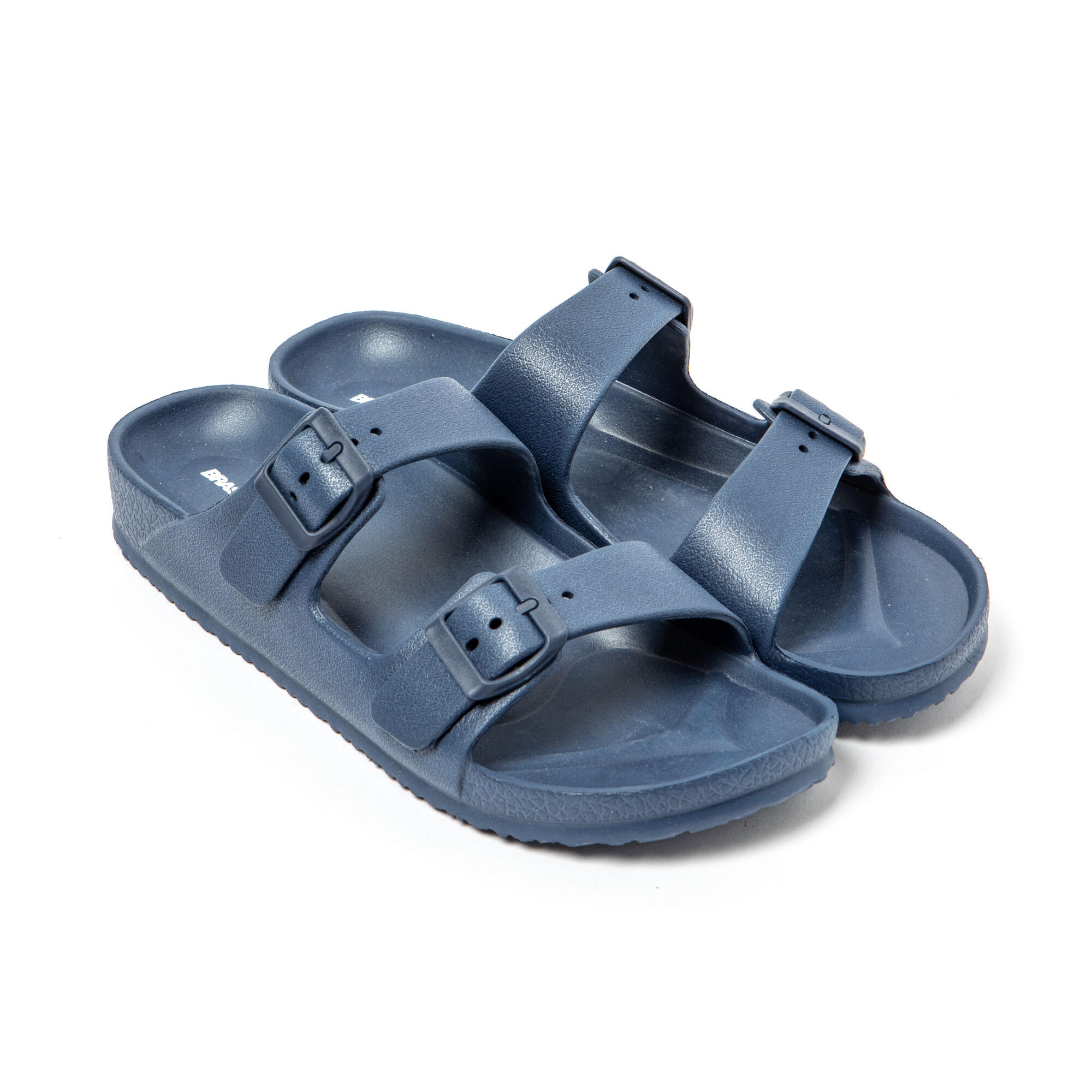 BRASILERAS Sandálias Unissex Brasileras Sandals Sola de borracha azul escuro