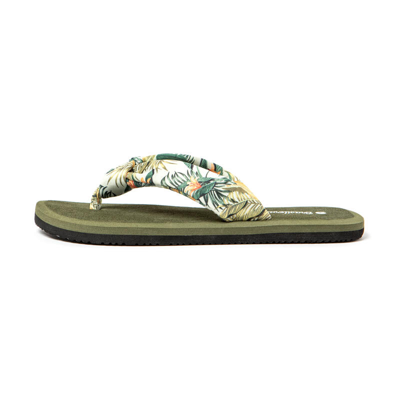 Tongs Brasileras Vert Femme Semelle en gomme