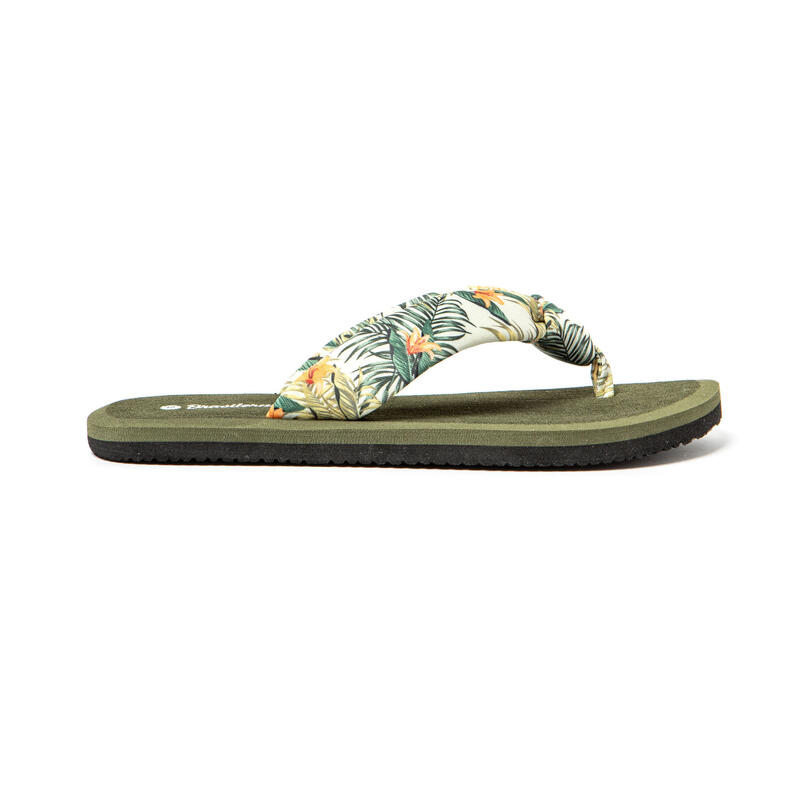 Tongs Brasileras Vert Femme Semelle en gomme